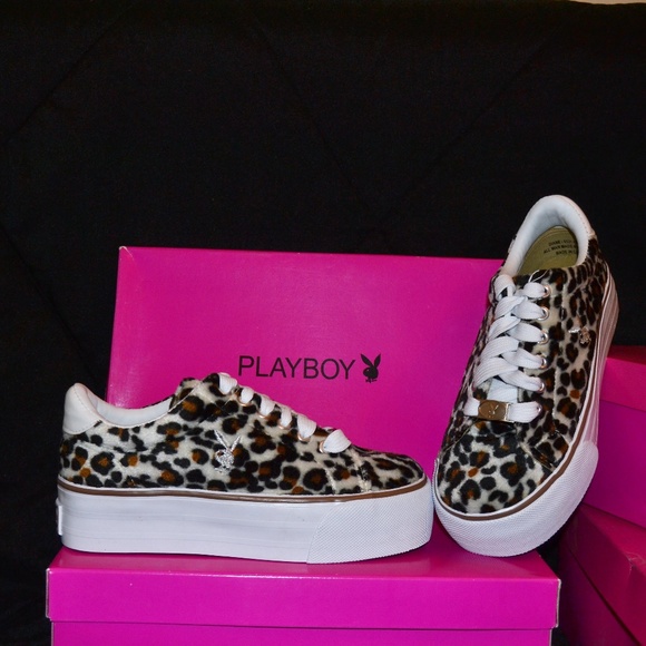 cow print platform sneakers